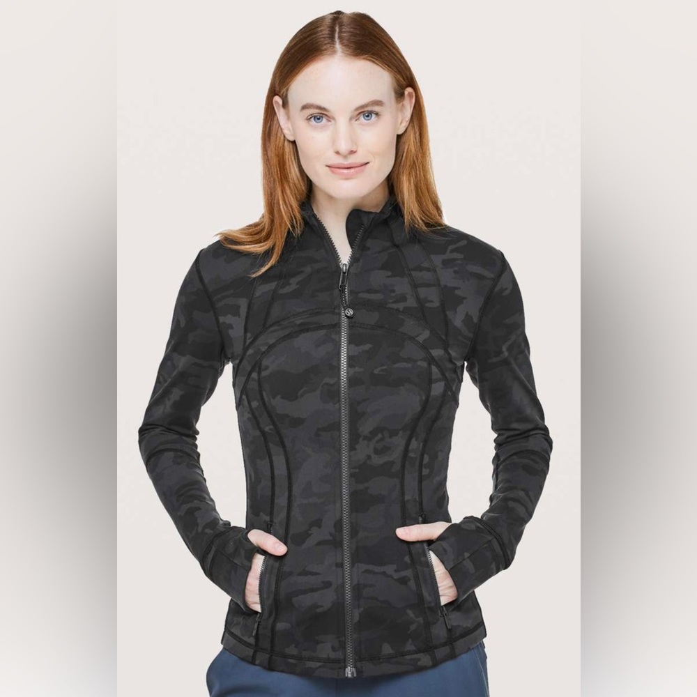 LULULEMON Black Camo Define Jacket